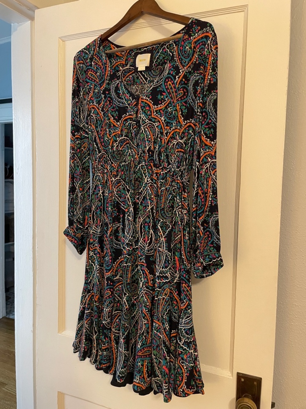Maeve Multicolor Paisley Dress